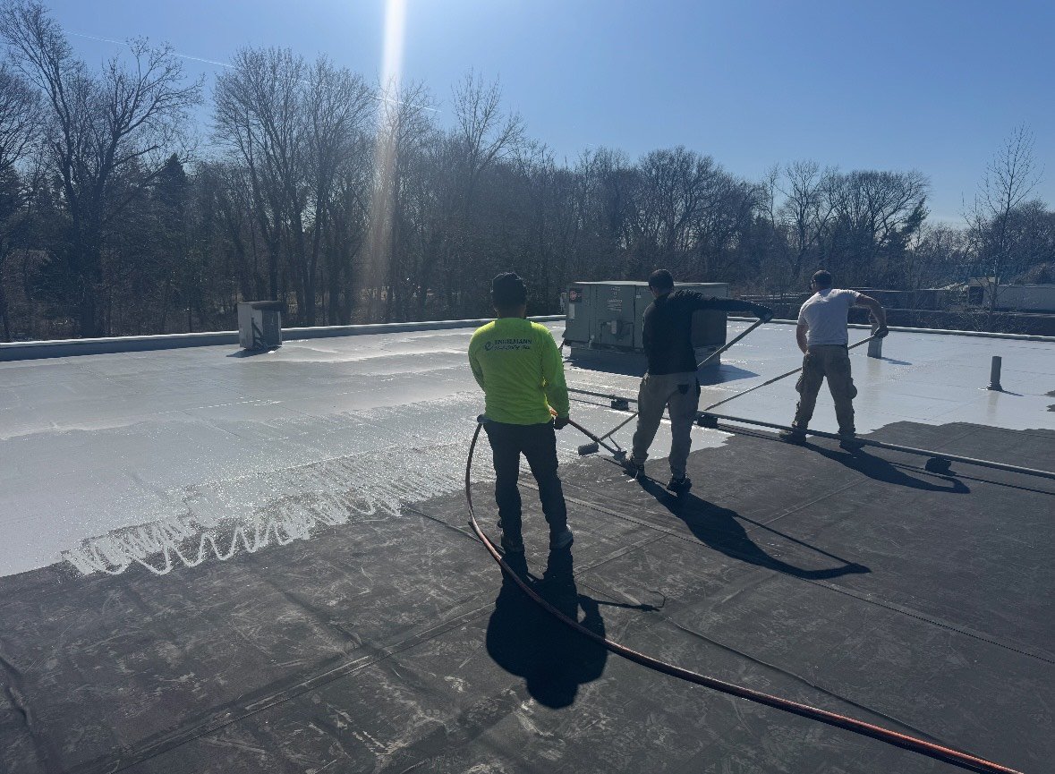 Bar petite silicone roofing by Engelmann Construction