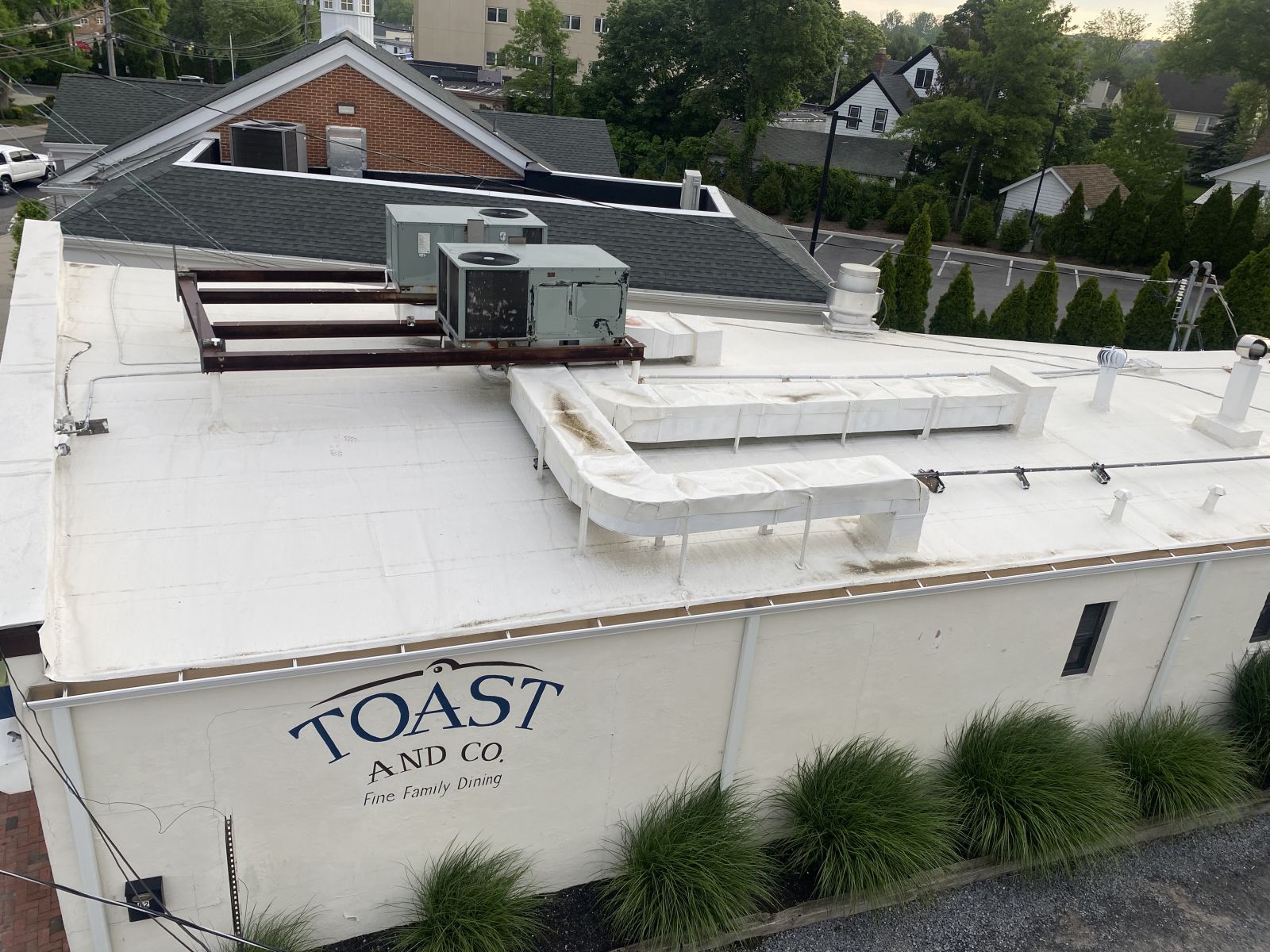 Toast silicone roofing by Engelmann Construction