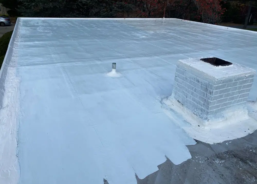 new roof coating by Engelmann Construction