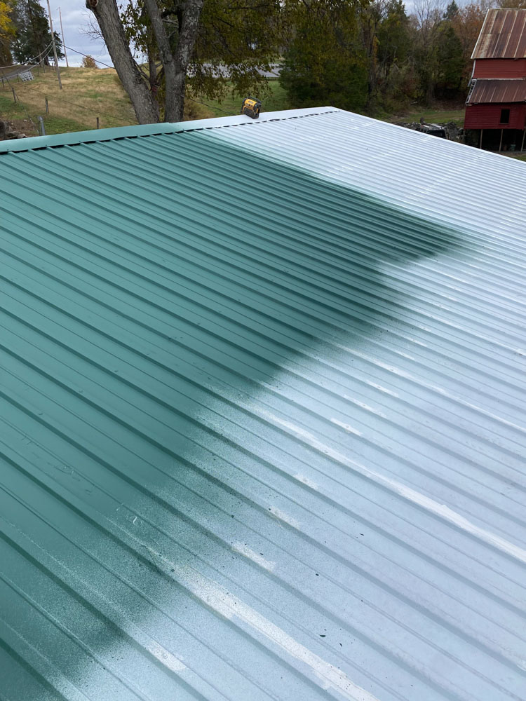 new roof coating by Engelmann Construction