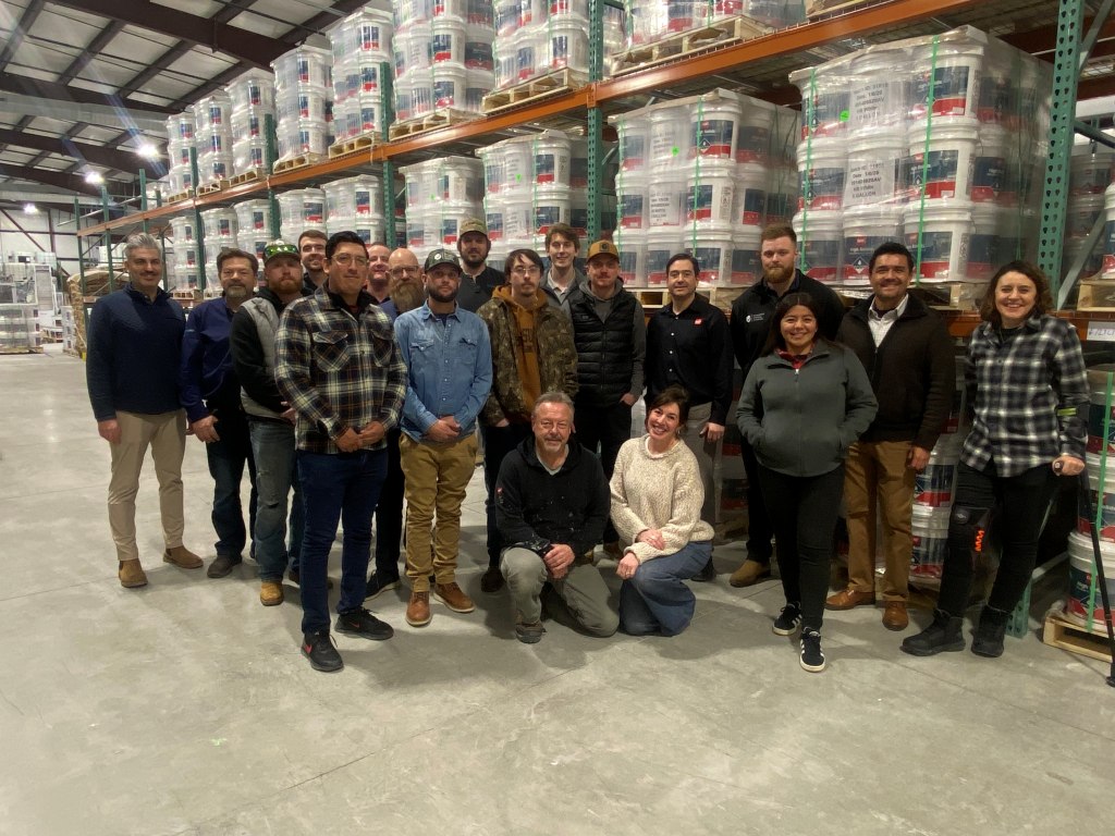 Strip store roof before coating
